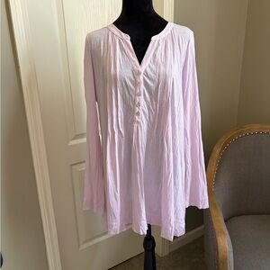 J. Jill Light Pink Tunic Top